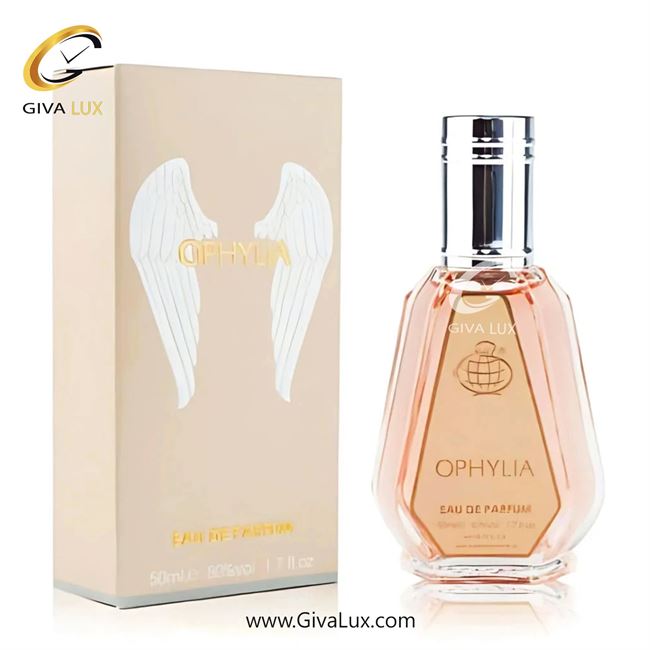  ادو پرفیوم  زنانه فرگرنس ورد اورجینال مدل Fragrance World Ophylia | افیلیا رایحه مشابه المپیا پاکورابان حجم  50 میل